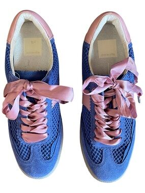 Dolce Vita Mesh Swede Sneakers Royal Blue Size 7